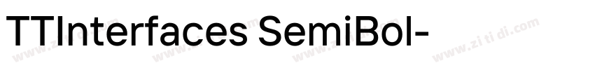 TTInterfaces SemiBol字体转换 TTInterfaces SemiBol字体转换